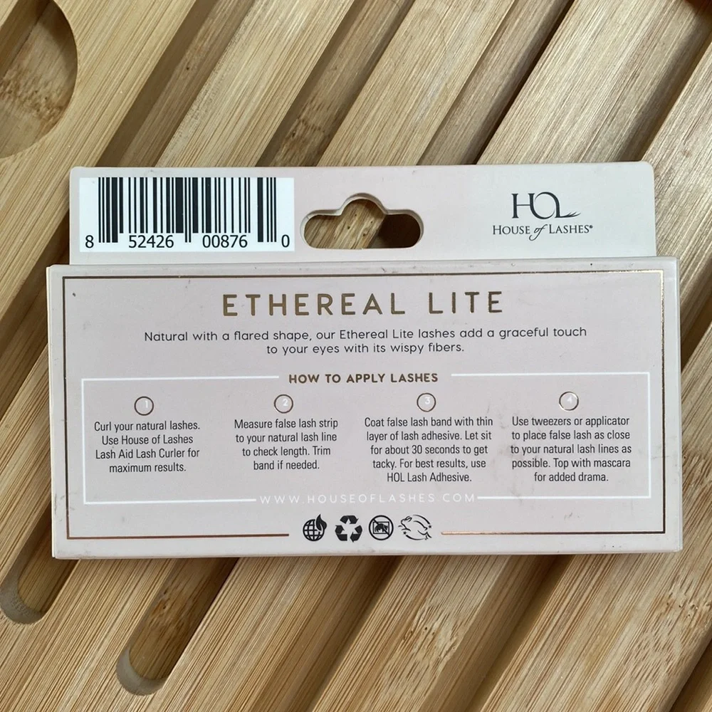 House of Lashes Ethereal Lite Lashes Wispy Reusable Lightweight Flared